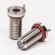 F Type Waterproof Connector Straight Female Threaded Type Through Hole for PCB Mount F Type Waterproof Connector Straight Female Threaded Type Through Hole for PCB Mount
