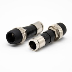 Rg6 Coaxial Cable With F Type Connector Plug Straight 75Ω Compression Dustproof