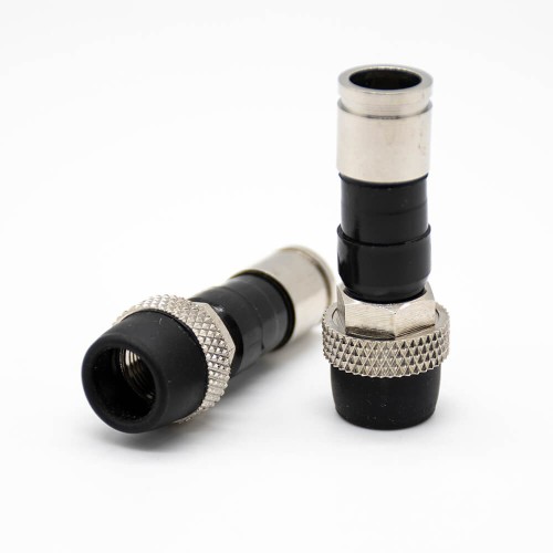 Rg6 Coaxial Cable With F Type Connector Plug Straight 75Ω Compression Dustproof Rg6 Coaxial Cable With F Type Connector Plug Straight 75Ω Compression Dustproof