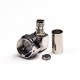 Right Angled F Type Connector Male Crimp Type for Coaxial Cable Right Angled F Type Connector Male Crimp Type for Coaxial Cable