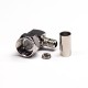 Right Angled F Type Connector Male Crimp Type for Coaxial Cable Right Angled F Type Connector Male Crimp Type for Coaxial Cable