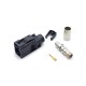 Fakra A Connector Female Crimp Solder for RG58 LMR-195 RG400 RG142 Cable Connector