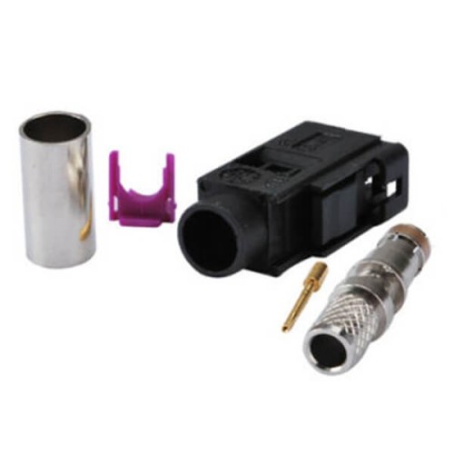 Fakra A Connector Female Crimp Solder for RG58 LMR-195 RG400 RG142 Cable Connector