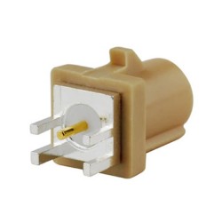 Fakra B Connector Fakra SMB Male PCB mount Plug straight End Launch Beige Blutooth RF connector