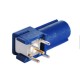 Fakra C Connector Male Blue Through Hole PCB Right Angle for Car GPS Antenna Fakra C Connector Male Blue Through Hole PCB Right Angle for Car GPS Antenna