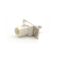 Fakra Connector Male with 2-Hole Baffle B Code Solder Type Vehicle Straight Radio Signal Phantom Supply