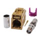 Fakra Connector Market K Female Crimp Solder RG58 LMR-195 RG400 RG142 Cable Connector