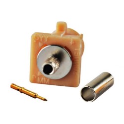 Fakra Connector Standard Car Stereo Bluetooth Fakra I Male Beige Crimp Connector for RG316 RG174 Cable