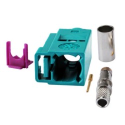 Fakra Connector Types Z Female Crimp Solder for Cable RG58 LMR-195 RG400 RG142