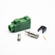 Fakra E Connector Car TV Female Green Crimp Solder Connector for RG316 RG174 Cable