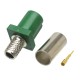 FAKRA E Green Straight Male Plug Car Vehicle Connector Crimp Type for Cable RG58/RG142 FAKRA E Green Straight Male Plug Car Vehicle Connector Crimp Type for Cable RG58/RG142
