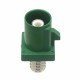 FAKRA E Green Straight Male Plug Car Vehicle Connector Crimp Type for Cable RG58/RG142 FAKRA E Green Straight Male Plug Car Vehicle Connector Crimp Type for Cable RG58/RG142