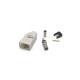 Fakra Female Plug Car Radio Fakra B White Crimp Connector for RG316 RG174 Cable