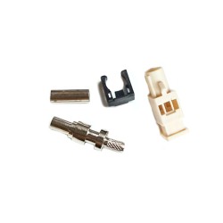 Fakra I Code Male Plug Beige Straight Connector Crimp for Cable RG316 RG174