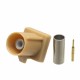 FAKRA I Code Straight Male Plug Car Vehicle TV Connector Bluetooth Crimp Type for Cable RG58/RG142