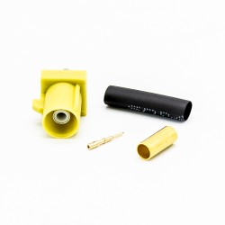Fakra Jack Connector Fakra K Male Curry RG316 RG174 Cable Crimp Connector for Car Sirius XM Radio