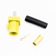 Fakra Jack Connector Fakra K Male Curry RG316 RG174 Cable Crimp Connector for Car Sirius XM Radio Fakra Jack Connector Fakra K Male Curry RG316 RG174 Cable Crimp Connector for Car Sirius XM Radio