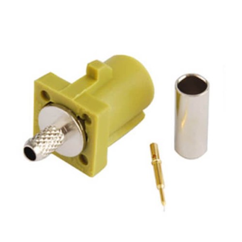 Fakra Jack Connector Fakra K Male Curry RG316 RG174 Cable Crimp Connector for Car Sirius XM Radio Fakra Jack Connector Fakra K Male Curry RG316 RG174 Cable Crimp Connector for Car Sirius XM Radio