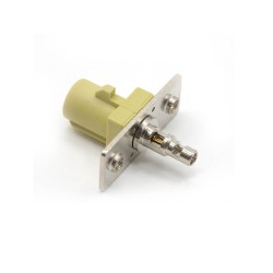 Fakra K Code Male Connector Solder Type Straight RF Vehicle 2-Hole Baffle SDARS Satellite