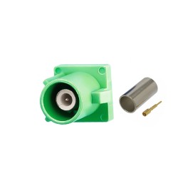FAKRA N Code Straight Male Plug Car Vehicle Connector Crimp Type for Cable RG58/RG142