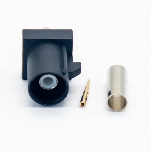 Fakra Plug Male Straight A Code Crimp Solder Type Connector