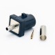 Fakra Plug Male Straight A Code Crimp Solder Type Connector