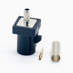 Fakra Plug Male Straight A Code Crimp Solder Type Connector