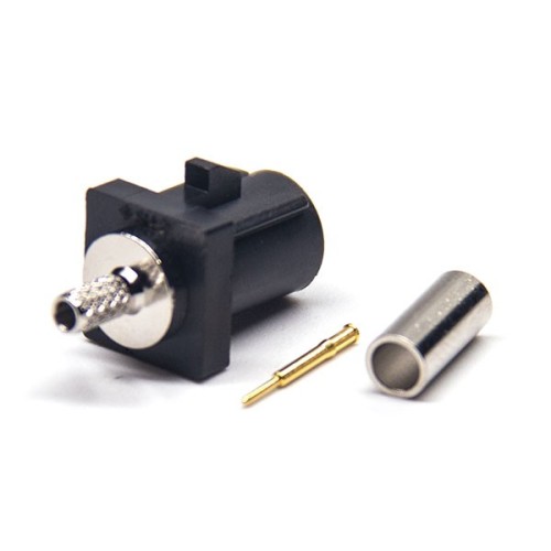 Fakra Plug Male Straight A Code Crimp Solder Type Connector
