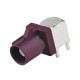 Fakra Purple Connector Fakra D SMB Plug PCB mount angled Male RF connector Purple for GSM,GPS systems