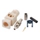 Fakra Radio Car Stereo Fakra B Male White Crimp Connector for RG316 RG174 Cable