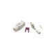 Fakra Radio Car Stereo Fakra B Male White Crimp Connector for RG316 RG174 Cable