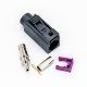 Fakra RF Connectors Car Radio Stereo Fakra A Female Black Crimp Connector for RG316 RG174 Cable