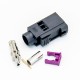 Fakra RF Connectors Car Radio Stereo Fakra A Female Black Crimp Connector for RG316 RG174 Cable