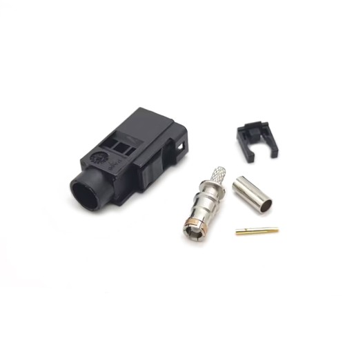 Fakra RF Connectors Car Radio Stereo Fakra A Female Black Crimp Connector for RG316 RG174 Cable