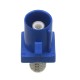 FAKRA SMB C Blue Straight Male Plug Car Vehicle Connector Crimp Type for Cable RG58/RG142 FAKRA SMB C Blue Straight Male Plug Car Vehicle Connector Crimp Type for Cable RG58/RG142