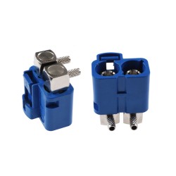 FAKRA SMB C Dual Female Jack Right Angle Short Body 15mm Vehicle Connector 50ohm RF Connector RG316 RG174