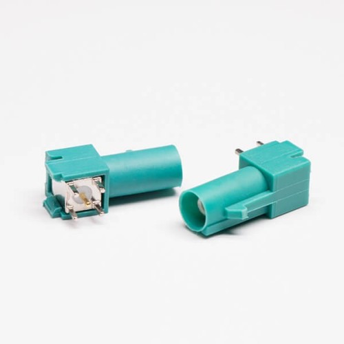FAKRA SMB Connector E Type Brown Coax Male Through Hole for PCB FAKRA SMB Connector E Type Brown Coax Male Through Hole for PCB