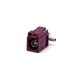 Fakra SMB D Coding 90 Degree Jack Female Vehicle RF Connector GSM Signal Claret Violet for RG174 RG316