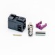 Fakra SMB Female Straight A Code Crimp Solder Type Connector Fakra SMB Female Straight A Code Crimp Solder Type Connector