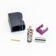 Fakra SMB Female Straight A Code Crimp Solder Type Connector Fakra SMB Female Straight A Code Crimp Solder Type Connector