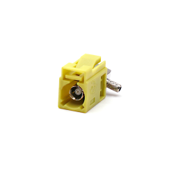 Fakra SMB K Coding R/A Female Jack SDARS Satellite Vehicle RF Coaxial Connector Curry for RG174 RG316