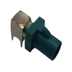 Fakra water blue Connector Right Angle SMB Male PCB mount RF connector