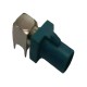 Fakra water blue Connector Right Angle SMB Male PCB mount RF connector