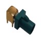Fakra water blue Connector Right Angle SMB Male PCB mount RF connector