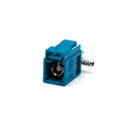 Fakra Z 90 Degree Female Jack Vehicle RF SMB Connector Functional Universal Water Blue for RG174 RG316