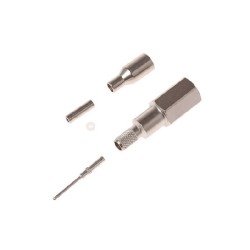FME Male Connector 180 Degree Cable Mount Crimp for RG316/U 50Ω 2GHz