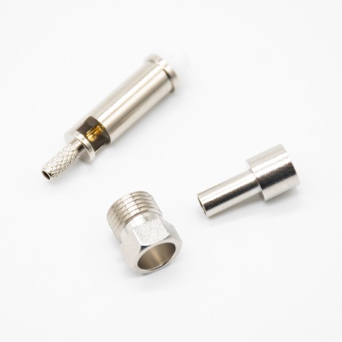 FME Straight Cable Mount Connector Jack Crimp Termination 50Ω 1.8GHz for RG174/U FME Straight Cable Mount Connector Jack Crimp Termination 50Ω 1.8GHz for RG174/U