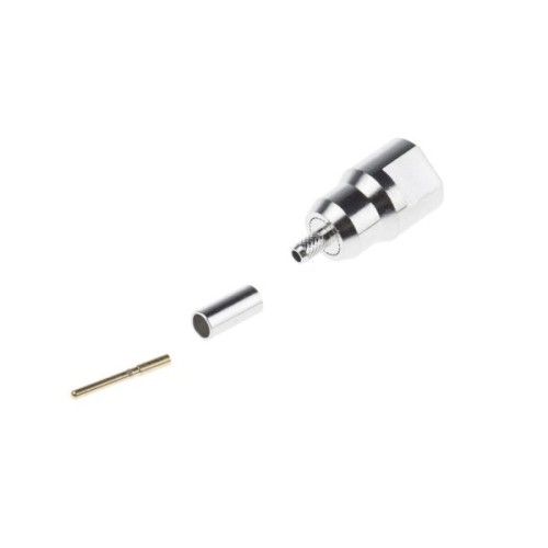 FME Type Connector Male 180 Degree 50 ohm Crimp for RG174/U 1.8GHz FME Type Connector Male 180 Degree 50 ohm Crimp for RG174/U 1.8GHz
