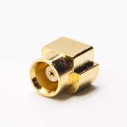 20pcs MCX Connector Panel Mount Female 180 Degree Gold Plating Offset Type