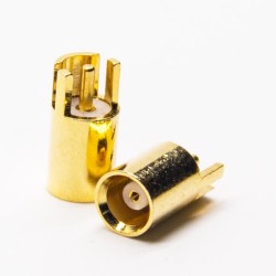 20pcs MCX Female Connectors 180 Degree Through Hole for PCB Mount
